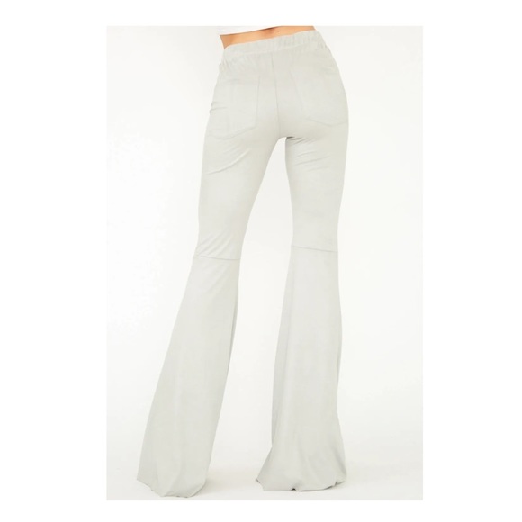 Super Flare Suede Feel Pants - Picture 5 of 5